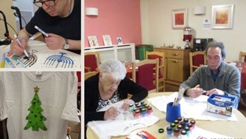 T-shirt designers in the making at Rose Court